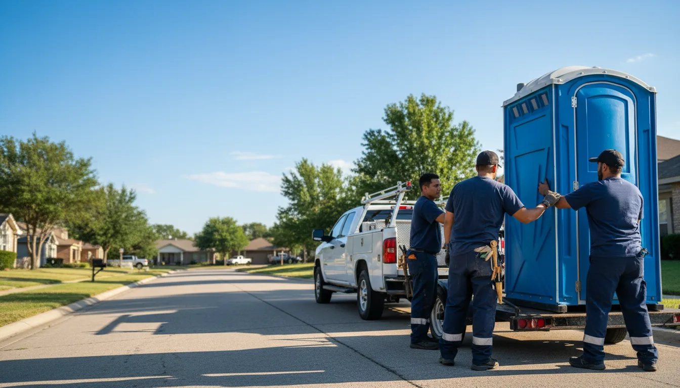 Portable Toilet Rental in Noble, IL near me
